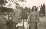 Orhan Suzan Arı just after the birth of Ersin (2nd son). 1951