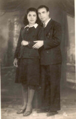 Orhan & Suzan Arı getting registered (Nikâh) 1946