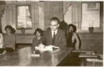 Orhan Arı at Nicosia registry office as a witness 1970s