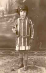 Suzan Arı at the age of 3 years old.